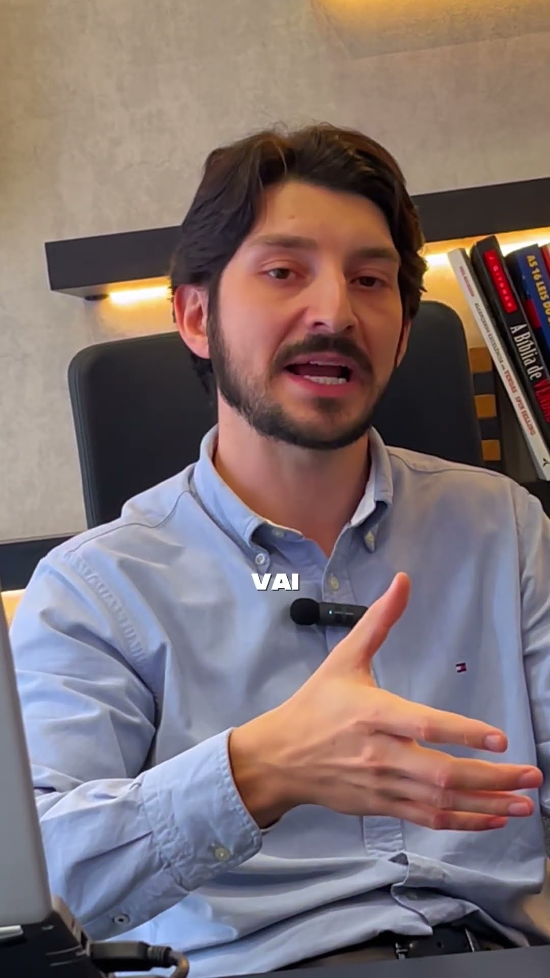 Frame do reel 001 — segmento fintech